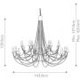 Elstead Lighting Carisbrooke CB18BLACK lampa wisząca x60 W czarna zdj.2
