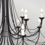 Elstead Lighting Carisbrooke CB18BLACK lampa wisząca x60 W czarna zdj.5