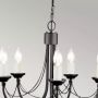 Elstead Lighting Carisbrooke CB5BLACK lampa wisząca 5x60 W czarna zdj.3