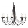 Elstead Lighting Carisbrooke CB8BLACK lampa wisząca x60 W czarna zdj.1
