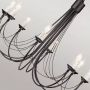 Elstead Lighting Carisbrooke CB8BLACK lampa wisząca x60 W czarna zdj.4
