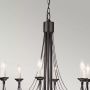 Elstead Lighting Carisbrooke CB8BLACK lampa wisząca x60 W czarna zdj.6