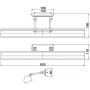 Elstead Lighting Chawton CHAWTONPLLAB kinkiet 4x40 W mosiądz zdj.2