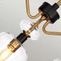 Elstead Lighting Armand DLARMANDSF3AB lampa podsufitowa 3x40 W czarna-mosiądz zdj.5