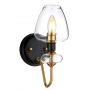 Elstead Lighting Armand DLARMAND1AB kinkiet 1x40 W czarny-mosiądz zdj.1