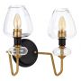 Elstead Lighting Armand DLARMAND2AB kinkiet 2x40 W czarny-mosiądz zdj.4