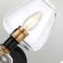 Elstead Lighting Armand DLARMAND2AB kinkiet 2x40 W czarny-mosiądz zdj.6