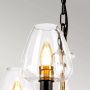 Elstead Lighting Armand DLARMAND5AB lampa wisząca 5x40 W czarna-mosiądz zdj.3