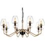 Elstead Lighting Armand DLARMAND8AB lampa wisząca x40 W czarna-mosiądz zdj.3