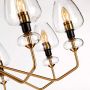 Elstead Lighting Armand DLARMAND8AB lampa wisząca x40 W czarna-mosiądz zdj.4