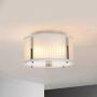 Elstead Lighting Corona DLCORONA2PWPN lampa wisząca 2x60 W biała-nikiel zdj.3