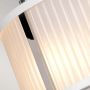 Elstead Lighting Corona DLCORONA2PWPN lampa wisząca 2x60 W biała-nikiel zdj.4
