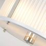 Elstead Lighting Corona DLCORONA2PWPN lampa wisząca 2x60 W biała-nikiel zdj.7