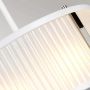 Elstead Lighting Corona DLCORONA2PWPN lampa wisząca 2x60 W biała-nikiel zdj.8