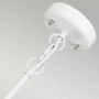 Elstead Lighting Corona DLCORONA2PWPN lampa wisząca 2x60 W biała-nikiel zdj.9