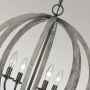 Elstead Lighting Allier FEALLIER4PWW lampa wisząca 4x60 W drewno-żelazo zdj.6