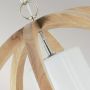 Elstead Lighting Allier FEALLIERPLLW lampa wisząca 1x60 W drewno zdj.5
