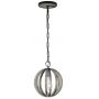 Elstead Lighting Allier FEALLIERPWW lampa wisząca 1x60 W drewno zdj.1