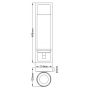 Elstead Lighting Amalia FEAMALIA1LBATH kinkiet 1x3 W chrom zdj.2