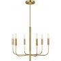 Elstead Lighting Brianna FEBRIANNA6BB lampa wisząca 6x60 W mosiądz zdj.1