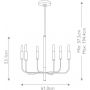 Elstead Lighting Brianna FEBRIANNA6BB lampa wisząca 6x60 W mosiądz zdj.2