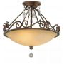 Elstead Lighting Chateau FECHATEAUSF lampa podsufitowa 2x60 W brązowa zdj.1
