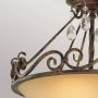 Elstead Lighting Chateau FECHATEAUSF lampa podsufitowa 2x60 W brązowa zdj.4