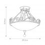 Elstead Lighting Chateau FECHATEAUSF lampa podsufitowa 2x60 W brązowa zdj.2