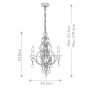 Elstead Lighting Chateau FECHATEAU4 lampa podsufitowa 4x60 W brązowa zdj.2