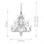 Elstead Lighting Drawing Room FEDRAWINGROOM18 lampa wisząca x60 W zdj.2