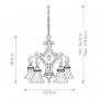 Elstead Lighting Drawing Room FEDRAWINGROOM5 lampa wisząca 5x60 W zdj.2