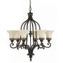 Elstead Lighting Drawing Room FEDRAWINGROOM6 lampa wisząca 6x60 W zdj.1