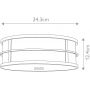 Elstead Lighting Fusion FEFUSIONFPNBR plafon 1x60 W mosiądz zdj.2