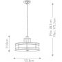 Elstead Lighting Fusion FEFUSIONPLPNBR lampa wisząca 1x60 W mosiądz zdj.2