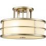 Elstead Lighting Fusion FEFUSIONSFPNBR plafon 3x60 W mosiądz zdj.1