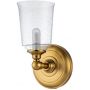 Elstead Lighting Huguenot Lake FEHUGOLAKE1BATHBB kinkiet 1x3 W mosiądz zdj.2