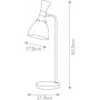 Elstead Lighting Joan FEJOANTLMB lampa biurkowa 1x60 W czarna-mosiądz zdj.2