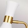 Elstead Lighting Joan FEJOANTLMW lampa biurkowa 1x60 W biała-mosiądz zdj.3