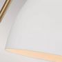 Elstead Lighting Joan FEJOAN1MW kinkiet 1x60 W biały-mosiądz zdj.6