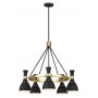 Elstead Lighting Joan FEJOAN5MB lampa wisząca 5x60 W czarna-mosiądz zdj.3