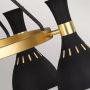 Elstead Lighting Joan FEJOAN5MB lampa wisząca 5x60 W czarna-mosiądz zdj.6