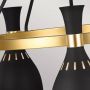 Elstead Lighting Joan FEJOAN5MB lampa wisząca 5x60 W czarna-mosiądz zdj.7