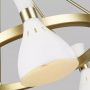 Elstead Lighting Joan FEJOAN5MW lampa wisząca 5x60 W biała-mosiądz zdj.7