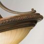 Elstead Lighting Kelham Hall FEKELHAMHALLSF lampa podsufitowa 2x60 W złota-brązowa zdj.4