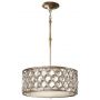 Elstead Lighting Lucia FELUCIAB lampa wisząca 3x60 W srebrna zdj.1