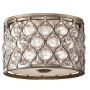 Elstead Lighting Lucia FELUCIAF plafon 2x60 W srebrny zdj.1