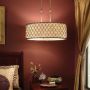 Elstead Lighting Lucia FELUCIAPA lampa wisząca 3x60 W srebrna zdj.3