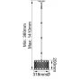 Elstead Lighting Lucia FELUCIAPC lampa wisząca 1x60 W srebrna zdj.2