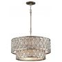 Elstead Lighting Lucia FELUCIAPE2TR lampa wisząca 6x60 W srebrna zdj.1
