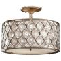 Elstead Lighting Lucia FELUCIASF lampa podsufitowa 3x60 W srebrna zdj.1